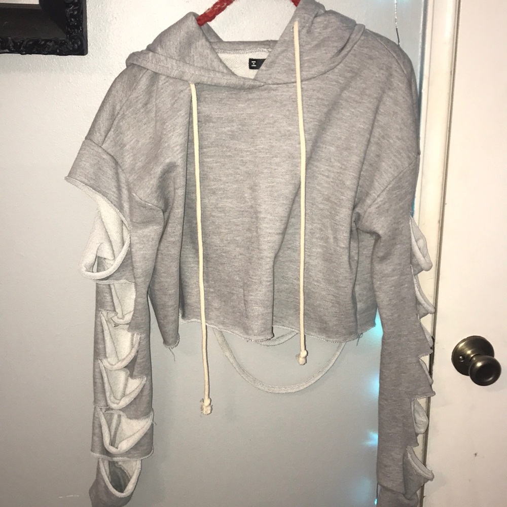 Cropped hoodie